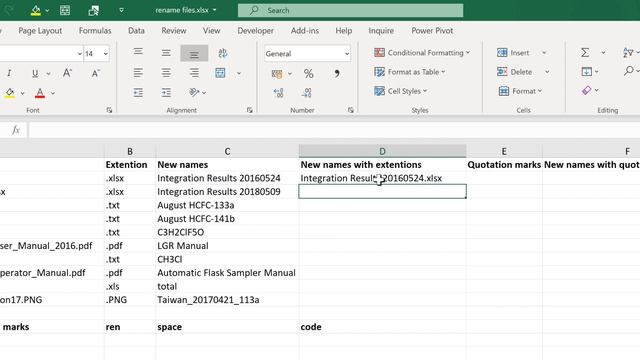 How to rename multiple files at once using Excel (Windows) смотреть онлайн