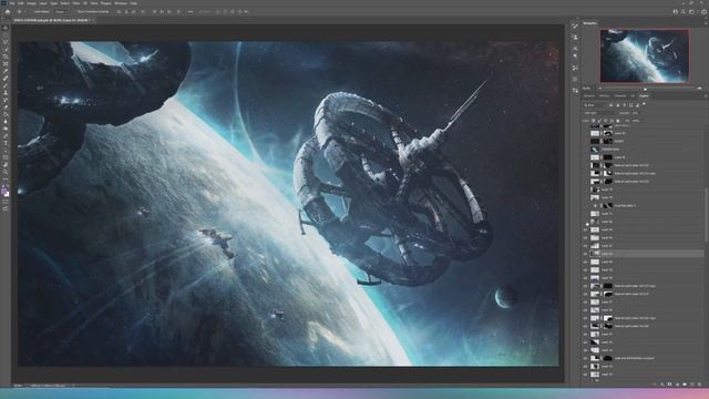 Photoshop a SPACE STATION - Photo Manipulation TUTORIAL смотреть онлайн