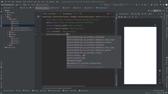 How To Change App Background Colour In Android Studio #android #androidstudio #youtubevideo смотреть онлайн