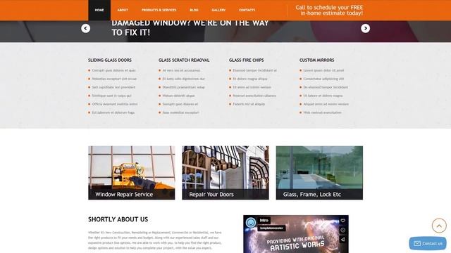 Window Door Repairs Joomla Template by RockThemes - 53252 смотреть онлайн