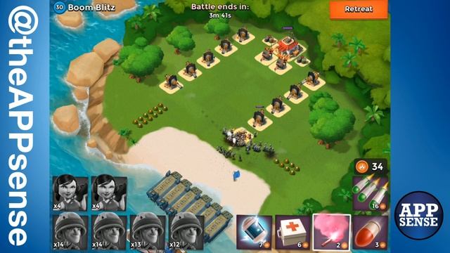 Boom Blitz (30) Single Player Island - Boom Beach Walkthrough смотреть онлайн