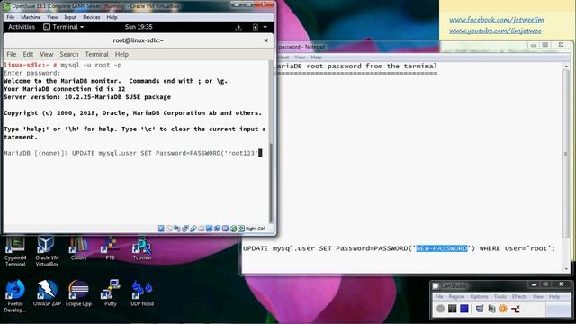 Change MariaDB Root Password From The Terminal смотреть онлайн