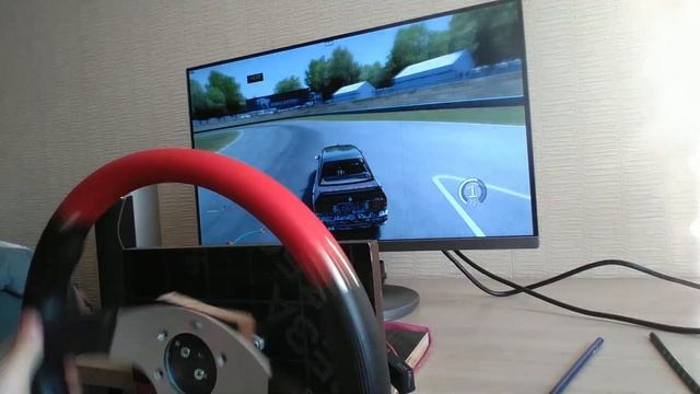 Дрифт на руле без обратной связи || Drifting on wheel without feedback смотреть онлайн