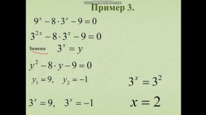 показательные уравнения и неравенства