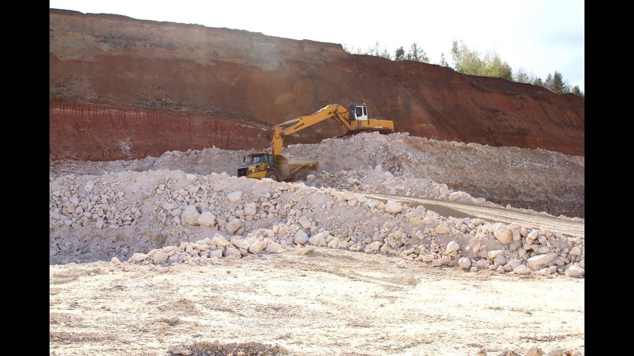 Ковш для LIEBHERR R974С в работе смотреть онлайн