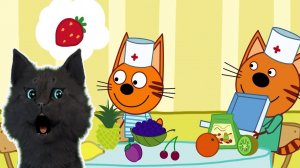 Три Кота лечим друзей от кошачьего гриппа С ГОВОРЯЩИМ СУПЕР КОТОМ (ТРИ КОТА) android
