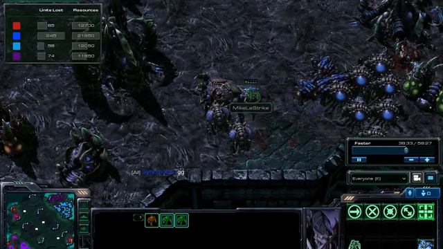 Starcraft 2 Beta - Dark Templars destroying opponent's main bases смотреть онлайн
