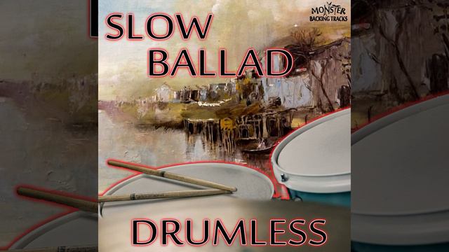 Drumless Backing Track | 50 BPM Ballad Fusion Rock with Guitar Solo смотреть онлайн