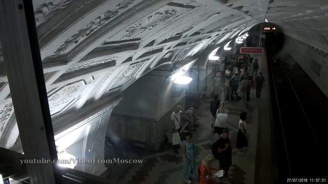 метро Белорусская, популярное место // 27 июля 2018 смотреть онлайн