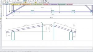 Разметка стропил на вальмовых крышах
