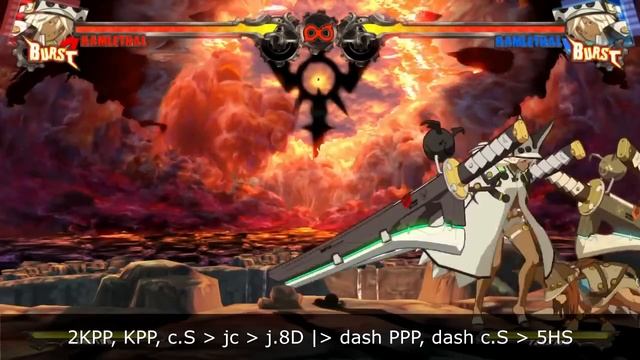 Guilty Gear Xrd [V1.0] - Ramlethal Combo Tutorial смотреть онлайн