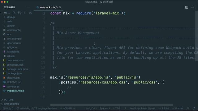 Laravel 8 - Install React смотреть онлайн
