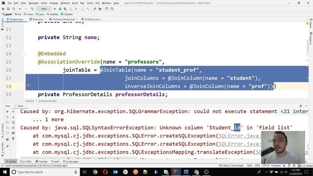 JPA Fundamentals - Lesson 8 - @AssociationOverride and @ElementCollection смотреть онлайн