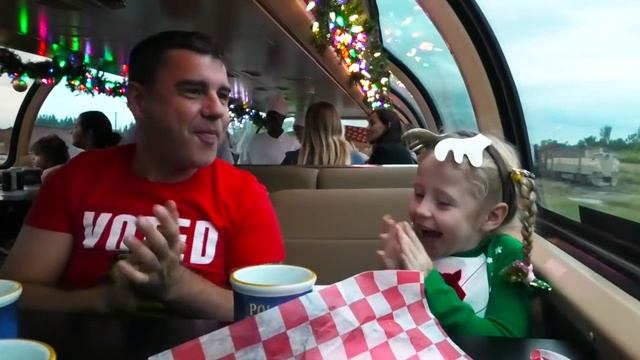 Влог: Настя едет в гости к Санта Клаусу смотреть онлайн