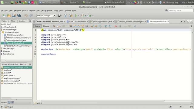 JavaFX - Opening an FXML file in New Window смотреть онлайн