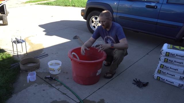 Goaliath Basketball Hoop Install - Part 1 - Anchor System смотреть онлайн