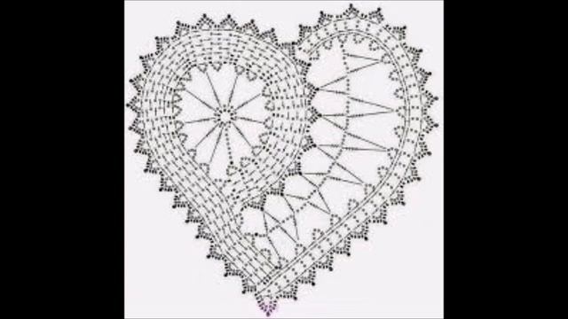 Сердечки крючком схемы - идеи для вязания/ Crochet hearts patterns. Valentine's Day DIY ideas смотреть онлайн