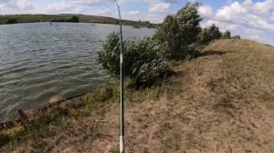 ЛОВЛЯ КАРАСЯ на ДОНКИ НА ПРУДУ.