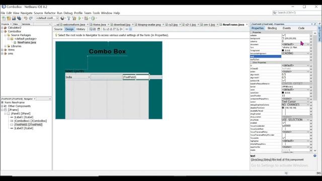 How to make and use a Combo Box in Java Netbeans | to get selected value from jComboBox in java. смотреть онлайн