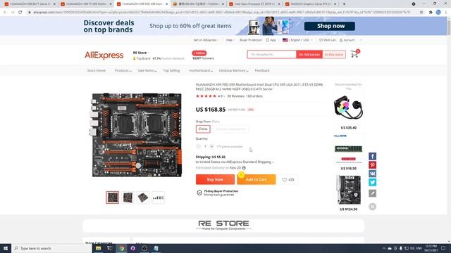 Huananzhi x99-8M-T motherboard review under 3 minutes (DDR3) смотреть онлайн