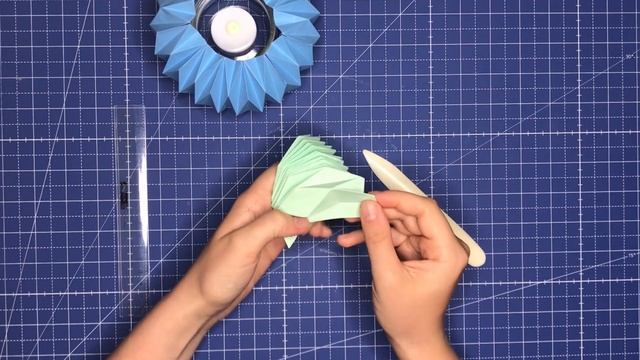 DIY Origami Lantern ? with Pleated Folding | A4 Paper Lampion Tutorial | Windlicht Plissee Faltung смотреть онлайн