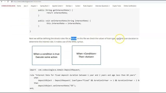Spring Boot+ JBoss Drools Hello World Example смотреть онлайн