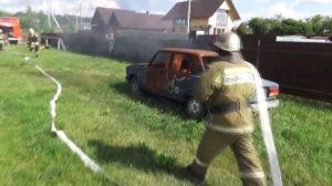 Как воронежские пожарные собираются на вызов