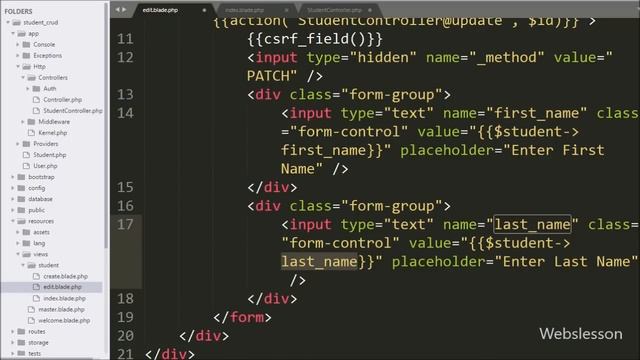 Laravel Tutorial for Beginners - Update or Edit Mysql Table Data смотреть онлайн