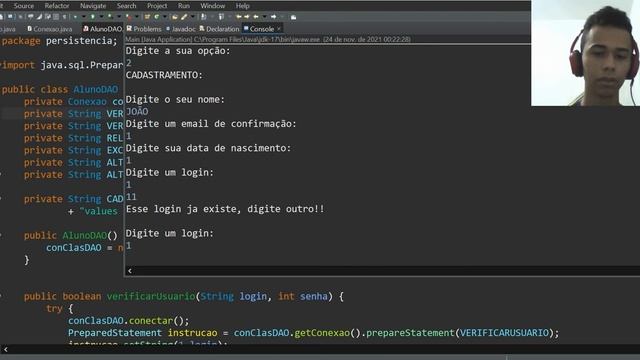 Sistema de login em Java com Postgres смотреть онлайн