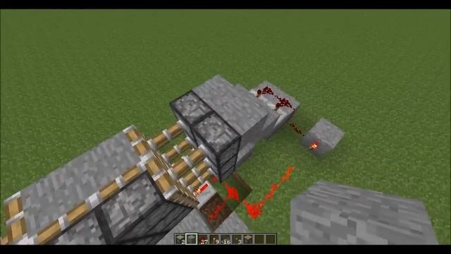 2x3 Hidden Piston Door - Minecraft Redstone Tutorial смотреть онлайн