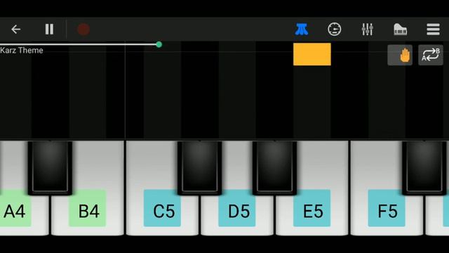 KARZ THEME MUSIC on Mobile Piano App with Slow Lesson | Fx-Music | Perfect Piano | WalkBand смотреть онлайн