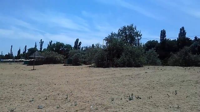 #4 Пляж базы отдыха Виктория, район пос. Манас, июнь 2018 | Каспийское море, лучшие пляжи Дагестана