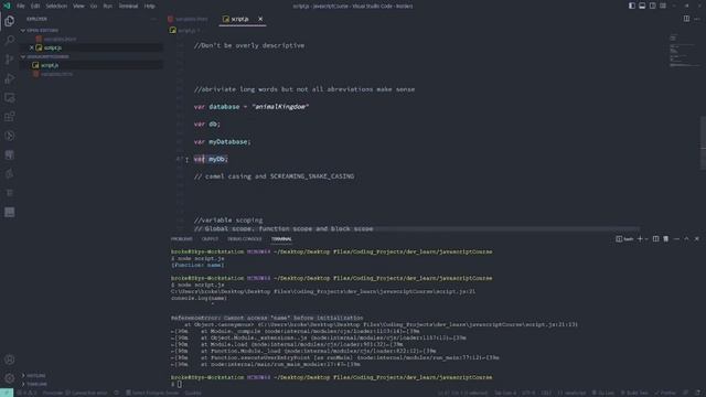 JavaScript Variables: Hoisting, Tips and Scopes смотреть онлайн