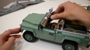ЛЕГО Creator Expert 10317 Land Rover Classic Defender 90: Подробный обзор набора