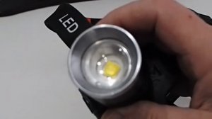 Налобный аккумуляторный фонарь X-Balog P-A850-P90. Обзор.