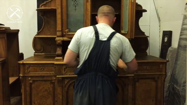 Отреставрированный буфет 19 века ( Россия) смотреть онлайн