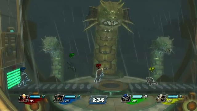 PlayStation All-Stars Battle Royale - Metropolis Gameplay смотреть онлайн