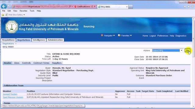 Extend & Close RFQ - Oracle Sourcing смотреть онлайн