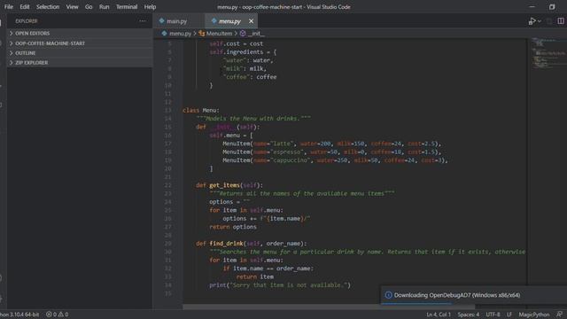 First step into object oriented programming: Programming A Coffee Machine смотреть онлайн