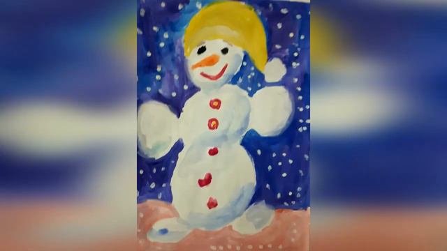 Выставка рисунков "Яркий праздник Новый год" учащихся преподавателя Натальи Ивановны Оганезовой. смотреть онлайн