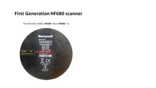 Auto Enter Configuration HF680 Scanner смотреть онлайн