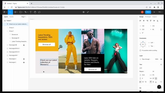 Website header ui design in Figma in hindi | E-Commerce site website header User Interface смотреть онлайн