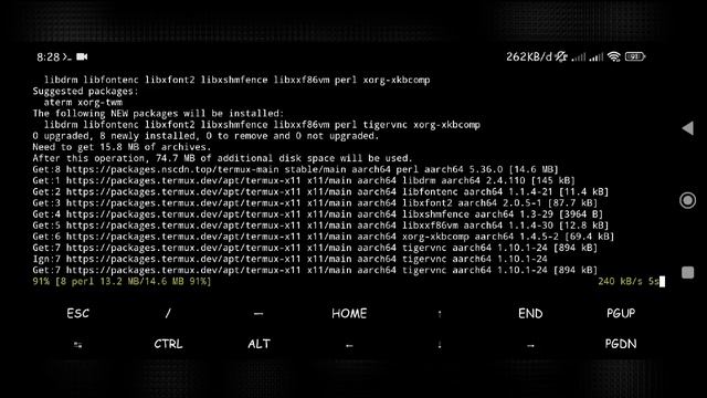 Install Xfce Desktop On Termux Android смотреть онлайн
