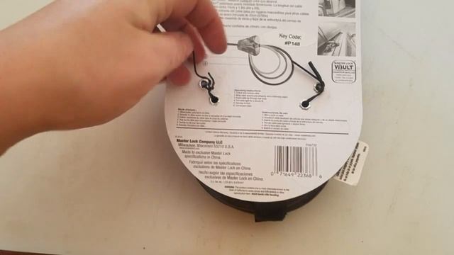 unboxing: Python Adjustable Locking Cable Master Lock смотреть онлайн