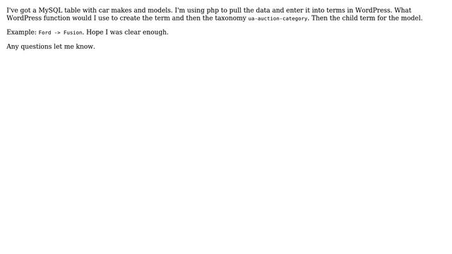 Wordpress: functions to create term and child terms смотреть онлайн