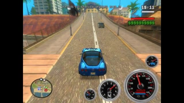 GTA san andreas PPSH-41 + Corvette ZR-1 смотреть онлайн