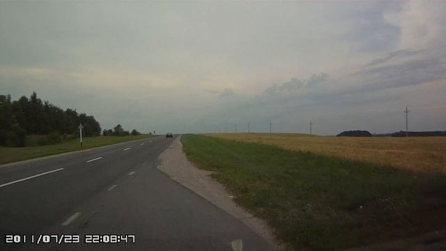 Подрезала на дороге Сапоцкино Ратичи возле Гродно смотреть онлайн