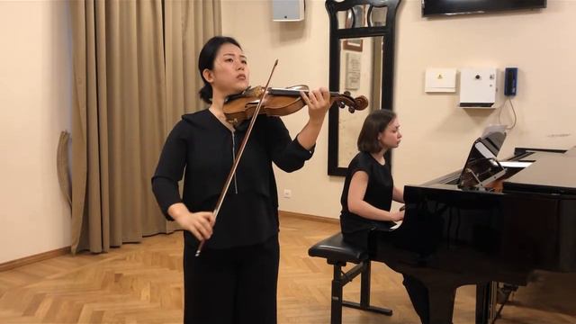 На Нури- Бетховен Соната для фортепиано и скрипки №8, 1ч. Noori Nah- Beethoven Sonata N.8, 1st mvm смотреть онлайн