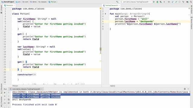 Kotlin Fundamentals - Part 13, Setters and Getters in Class | Backing field смотреть онлайн