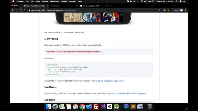 Picasso android library tutorial | Imageview Tutorial | Android Studio смотреть онлайн